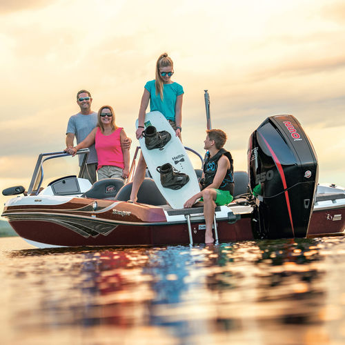Bass boat fueraborda - 212LS - Ranger Boats - open / con doble consola / de pesca deportiva