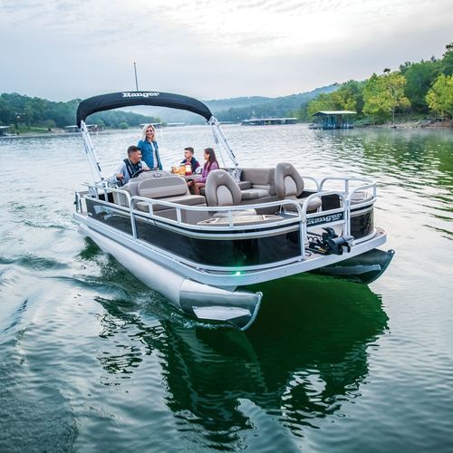 Barco pontón fueraborda - 200F - Ranger Boats - open / con consola lateral / de pesca
