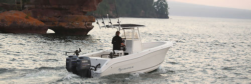 Barco open fueraborda - 2605 CC - Striper Boats - bimotor / de pesca deportiva / 8 personas máx.