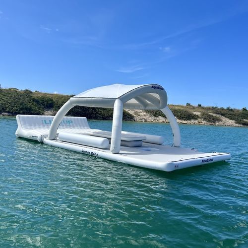 Juego acuático plataforma - Picnic Bana™ - AquaBanas - para centro de ocio / inflable