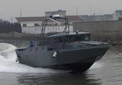 Barco profesional barco de vigilancia - 13 COMBAT  - Arma Craft - hidrojet intraborda / de aluminio