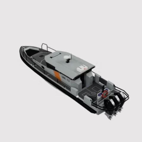 Barco profesional barco de vigilancia - 13 - Arma Craft - fueraborda
