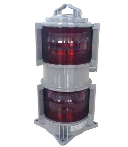 Luz de navegación para buque - NB-AP2 - SANSHIN ELECTRIC CORPORATION - portuaria / de incandescencia / roja
