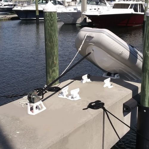 Chigre para barco - VCROLLERWINCH - VersaChock - para pescante / para bote auxiliar / manual