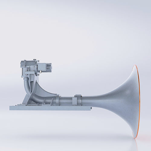 Bocina eléctrica de pistones - ZET-Horn 70 AC - ZÖLLNER Signal GmbH - para buque de > 200 m / IP56