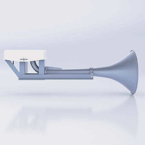 Bocina neumática - Makrofon ZM200/90b ZVE(E)H - ZÖLLNER Signal GmbH - para buque de > 200 m / IP56 / de emergencia