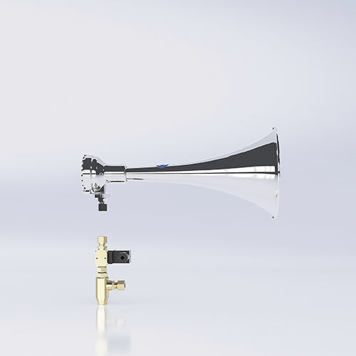 Bocina neumática - Makrofon YM75F/370 HVEF - ZÖLLNER Signal GmbH - para buque de > 20 m y < 75 m / IP56