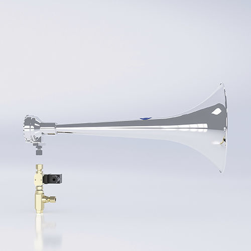Bocina neumática - Makrofon YM75F/260 HVEF - ZÖLLNER Signal GmbH - para buque de > 20 m y < 75 m / IP56