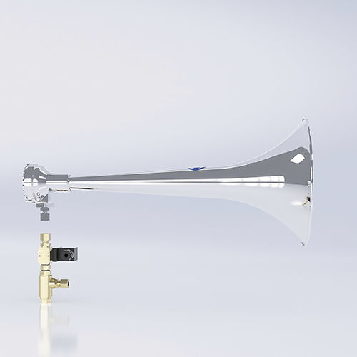 Bocina neumática - Makrofon YM75F/260 HVEF - ZÖLLNER Signal GmbH - para buque de > 75 m < 200 m / IP56