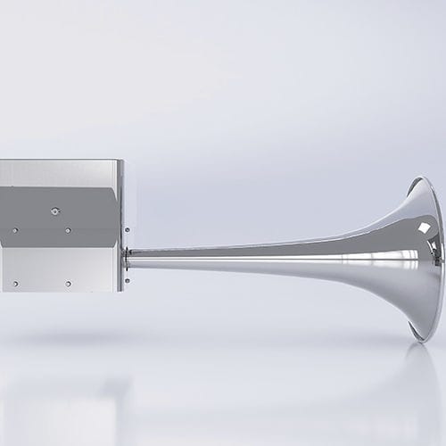 Bocina neumática - Makrofon YM125/130 - ZÖLLNER Signal GmbH - para buque de > 75 m < 200 m / IP56