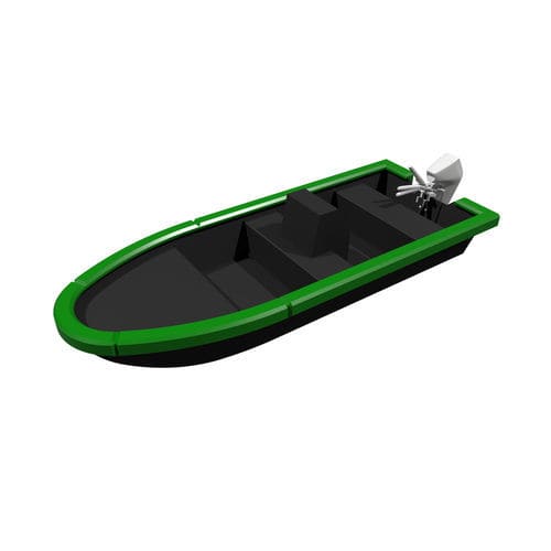 Bote fueraborda - 400 Light - ARMEN  Initiative - de desplazamiento / open / con consola central