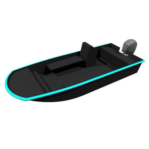 Barco open fueraborda - 580 Skiff - ARMEN  Initiative - eléctrico / diésel / casco de planeo