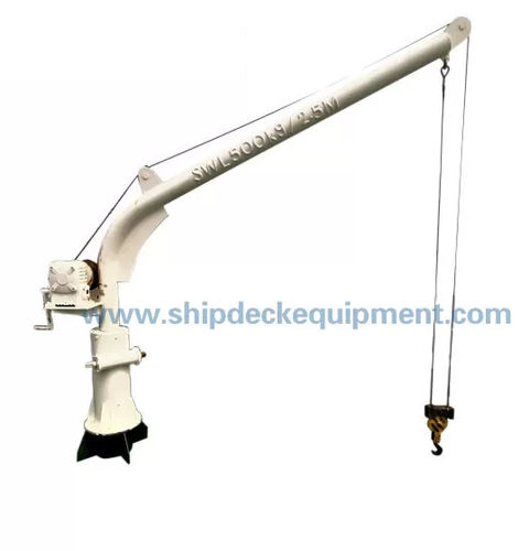 Pescante para buque - Zhongyuan Ship Machinery Manufacture (Group) Co., - manual / eléctrico