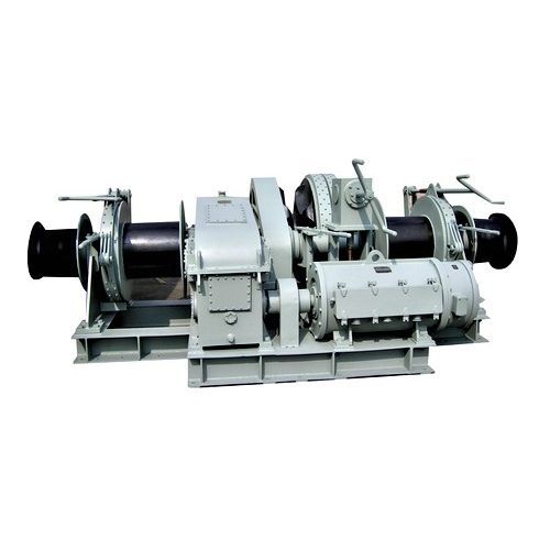 Chigre para buque - Zhongyuan Ship Machinery Manufacture (Group) Co., - de amarre / motor eléctrico / tambor doble