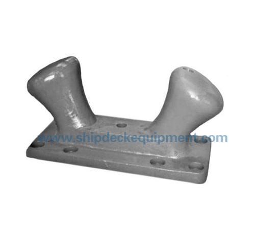 Bolardo de amarre para terminal portuaria - Inclined - Zhongyuan Ship Machinery Manufacture (Group) Co., - para buque / doble / de hierro fundido