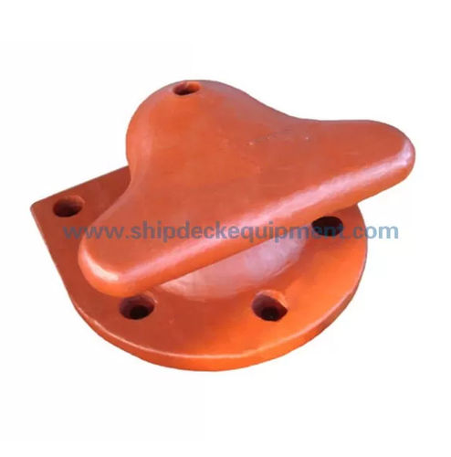 Bolardo de amarre para buque - Tee Head - Zhongyuan Ship Machinery Manufacture (Group) Co., - para terminal portuaria / simple / de acero colado