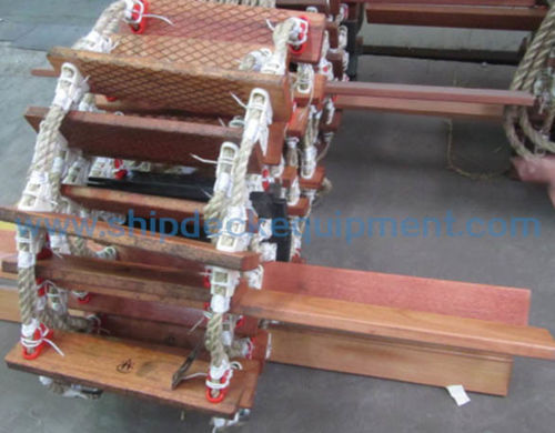 Escalera para buque - ISO 799 - Zhongyuan Ship Machinery Manufacture (Group) Co., - plegable / de embarque / de madera