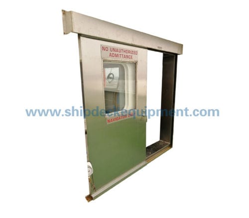 Puerta para buque - Sound Proof - Zhongyuan Ship Machinery Manufacture (Group) Co., - corredera / resistente al agua / de aluminio
