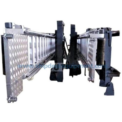 Pasarela para buque - ISO 5488 - Zhongyuan Ship Machinery Manufacture (Group) Co., - motorizada / de aluminio / con baranda