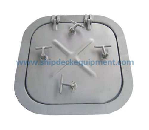 Tapa de escotilla para buque - CB/T 3728 D - Zhongyuan Ship Machinery Manufacture (Group) Co., - con bisagra