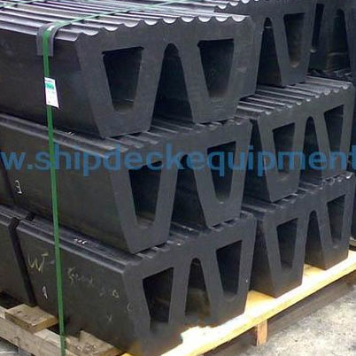 Defensa para puerto - Zhongyuan Ship Machinery Manufacture (Group) Co., - de muelle / de tipo W / negra