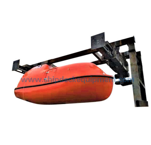 Pescante para bote salvavidas - JYSG140 - Zhongyuan Ship Machinery Manufacture (Group) Co., - hidráulico / de techo