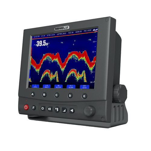 Ecosonda para barco - DS2008 series - Nanjing Ninglu Technology Co., Ltd. - bifrecuencia / con pantalla LCD / gráfica