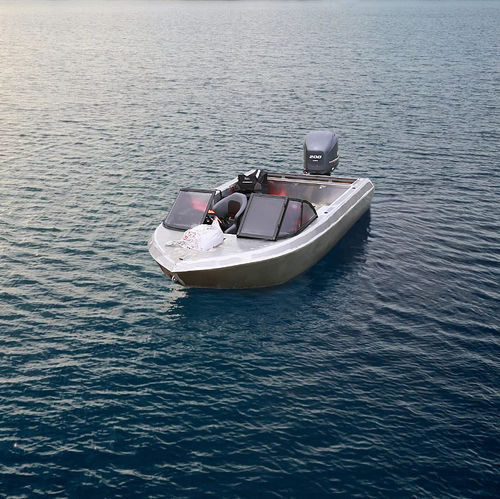 Bass boat fueraborda - 675  - Kinocean® Boat - con doble consola / open / de deporte