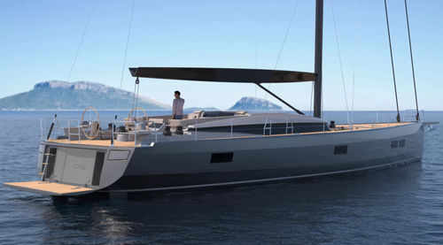 Yate de vela de crucero - CNB 78 - CNB Yachts Builders - con 3 camarotes / con popa abierta / con bauprés