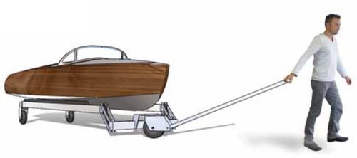 Carro de transporte - TRANSBATEAU - MECANOREM - para barco