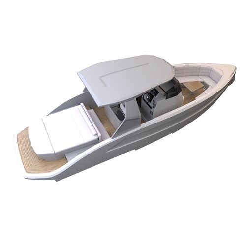 Barco open intraborda - 28 Touring - Macan Boats srl - diésel / con consola central / de travesía