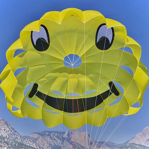Parasail a medida - RP34 FT GALAXY - Risus Parasails - para vientos fuertes / para ascenso desde el barco / para ascenso desde la playa