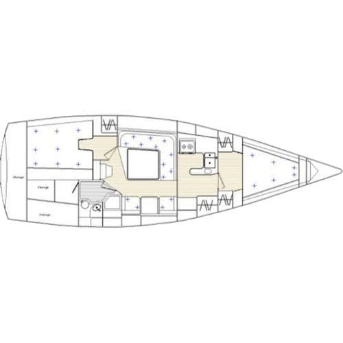 Velero de crucero - 36 DS - Nautisch Centrum Delfzijl - con 1 camarote