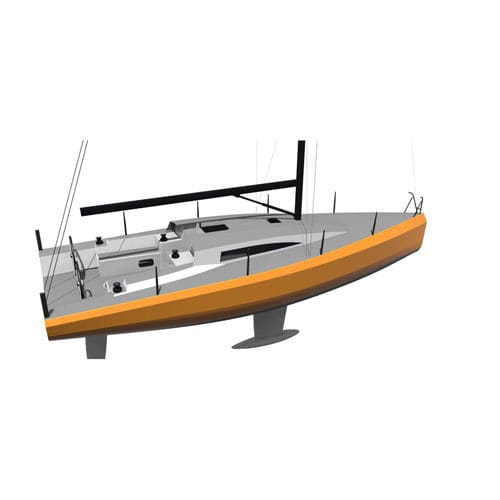 Velero de regata - W 40 R - Nautisch Centrum Delfzijl - con 2 camarotes