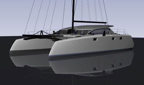 Catamarán - Raku 44 - Nautisch Centrum Delfzijl - de crucero / con 2 camarotes / de doble timón