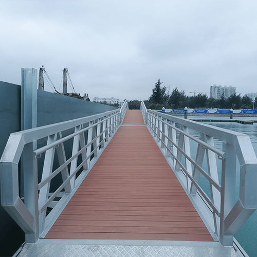 Pasarela para pantalán - Hong Kong Horizon Marine Industry Co. Limited - aleación de aluminio / con baranda / a medida