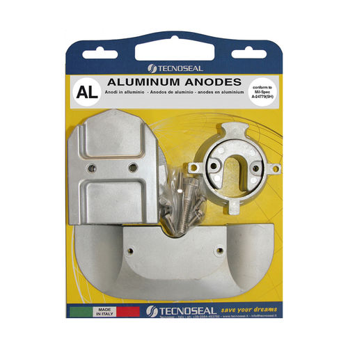 Ánodo de protección para barco - KITALPHAONE/ AL - Tecnoseal Foundry S.r.l. - de zinc / de aluminio / de magnesio