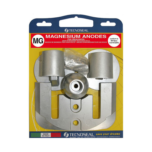 Ánodo de protección para barco - KITBRAVOIII-04-MG - Tecnoseal Foundry S.r.l. - de zinc / de aluminio / de magnesio