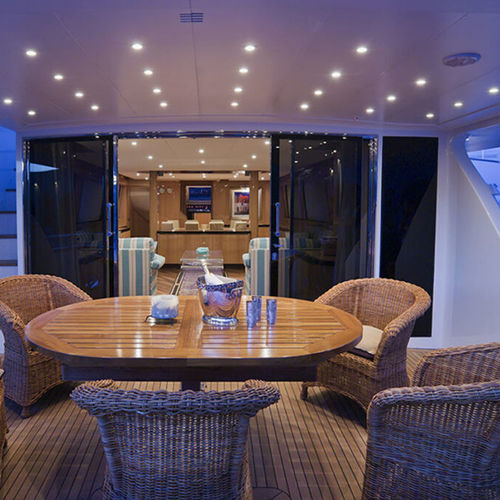 Foco de exterior - PINSPOT - AMPER MARINE - de interior / para barco / para yate