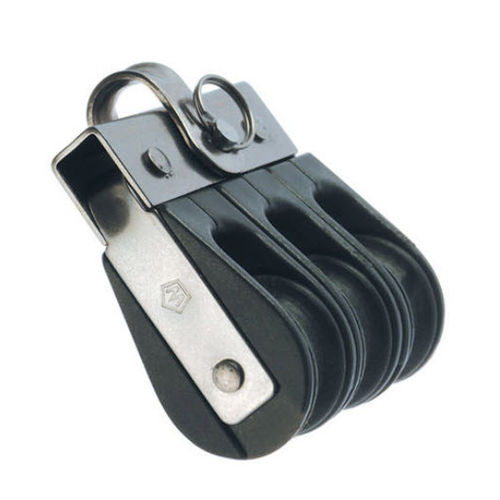 Polea triple - 60313 - Wichard - de pie de mástil / con cabecera fija / con cojinetes lisos