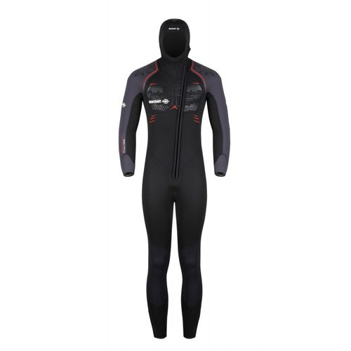 Traje húmedo de buceo - OPTIMA 2 - Beuchat - con capucha / de una pieza / de manga larga