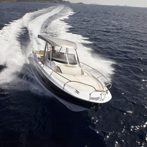 Barco cabinado fueraborda - KL 34 FB - Sessa Marine - bimotor / open / con consola central