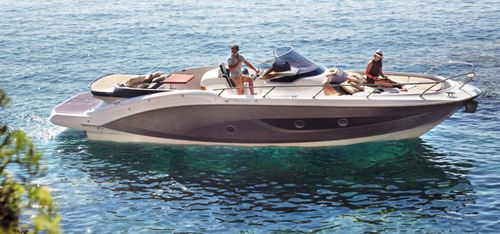 Barco cabinado stern-drive - KL 34 IB - Sessa Marine - bimotor / open / con consola central