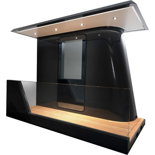 Puerta para yate - IACOMELLI SRL - deslizante integrada / acristalados / de aluminio