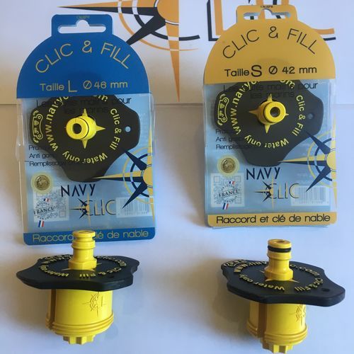 Adaptador de boca de llenado de depósito - Clic & Fill - NAVY CLIC