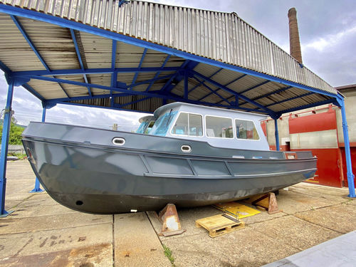 Trawler diésel - JANTAR - BARKMET BOATS - de acero / 8 personas máx. / con 1 camarote
