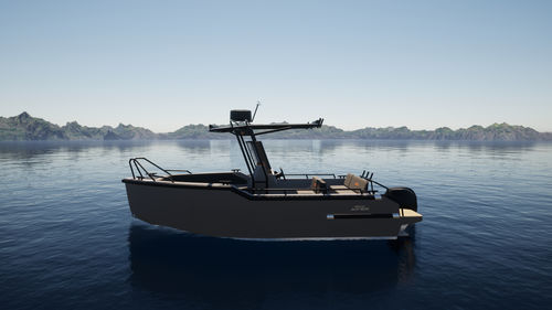Barco open fueraborda - Apex 620 - BARKMET BOATS - diésel / eléctrico / con consola central