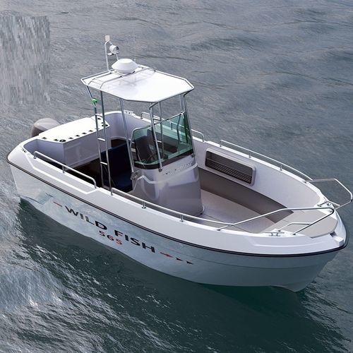 Barco open fueraborda - Wild 565 - Boatbuilding Motor Yacht Sp. Z o.o. - semirrígido / con consola central / de pesca deportiva