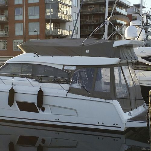 Funda protectora de barco - KAPELL ANNAT - para flybridge / gris
