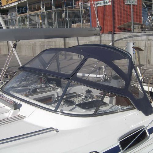Capota de roof para velero - Bavaria 39 - KAPELL ANNAT - para caseta del timón / con estructura de acero inoxidable / azul
